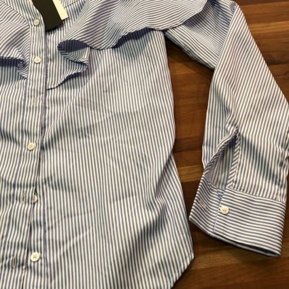 Lea & Viola off the shoulder asymmetric blouse - Picture 9 of 13